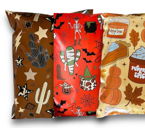 14.5x19 Fall - Halloween Variety Poly Mailer