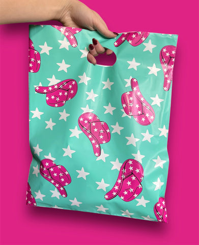 12x15 Punchy Cowgirl Merchandise Bag